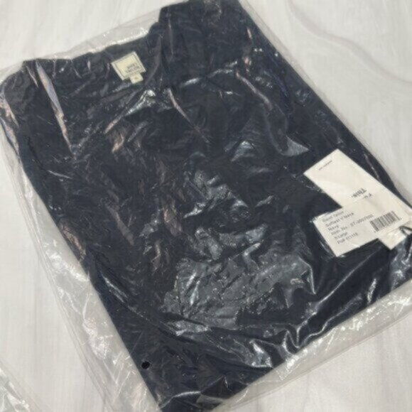 NWT Swet Tailor Men's Blue Softest Supima Blend V-Neck Tee Shirt Size XL - Picture 3 of 5